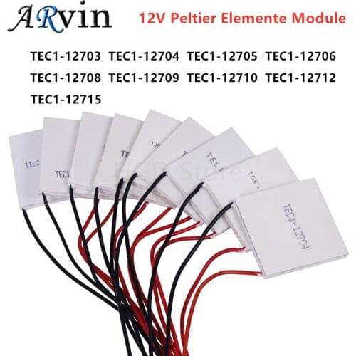 TEC1-12706 12703 12704 12705 12708 12709 12710 12712 12715 Thermoelectric Cooler Peltier 40*40MM 12V Peltier Elemente Module