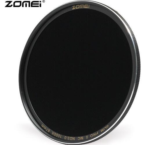ZOMEI 82mm Ultra Slim Multi-Coated Neutral Density ND Filter ND1000 ND64 ND8 ND 3.0 1.8 0.9