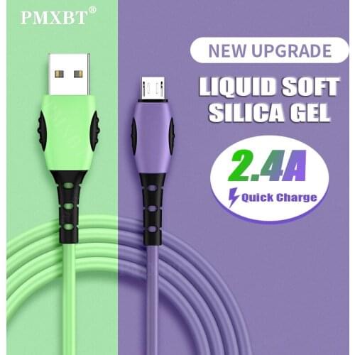 Liquid Silicone USB Cable Fast Charging Type C Charger Cable For Samsung S20 Xiaomi Mi6 Redmi Note 8 Mobile Phone USBC Cord Line