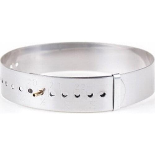 15 - 23cm Measuring Wrist Size Bracelet Ruler Metal Bangle Gauge Jewelry Making Bracelet Wrist Sizer Measuring Accessories