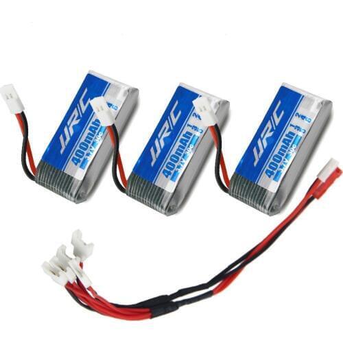 3Pcs * JJRC H31 400mAh 3.7V Lipo Battery + 5 in 1 Battery Charger for JJRC H31 RC Quadcopter Drone