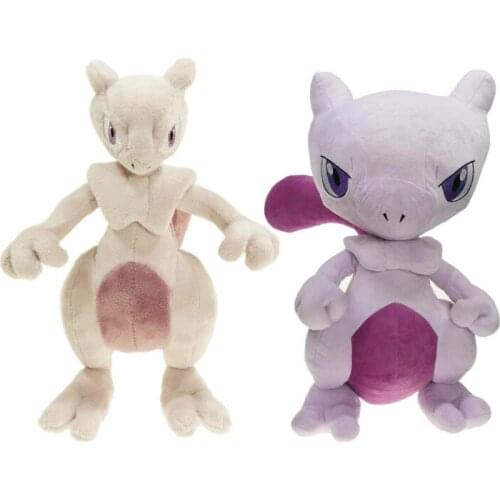 30cm Kawaii Cute Cartoon Mewtwo Stuffed Plush Toys Plush Doll Toys for Children Pokemones Plush Toys Gifts for Kids