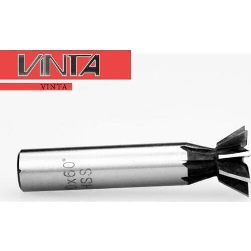 Free shipping CNC Dovetail Milling Cutter Multiple Flutes Diameter 16mm 20mm 32mm HSS Straight Rod Cutting Tools