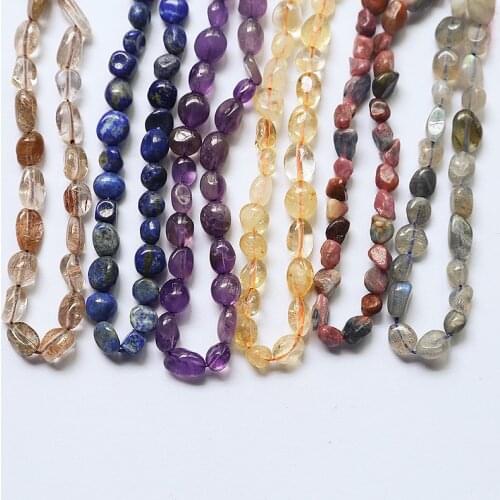 Natural Stone Beads Alien Irregular Natural Stone Loose Beads For DIY Fashion Natural Stone Necklace Jewelry Accessories