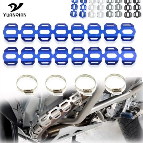 For BMW R1200GS LC R 1200 GS LC Adventure 2014-2019 2018 17 Motorcycle Aluminum Exhaust Muffler Pipe Protector Heat Shield Cover