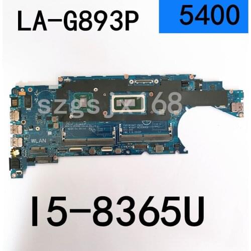 For Dell Latitude 5400 Laptop motherboard I5-8365U 0CJH60 CN-0CJH60 CJH60 EDC41 LA-G893P tested well