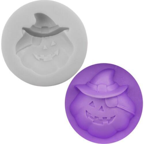 Halloween Pumpkin Head Molds Fondant Cake Decor Tools Silicone Molds Sugarcraft Chocolate Baking Tools For Cakes Gumpaste Form