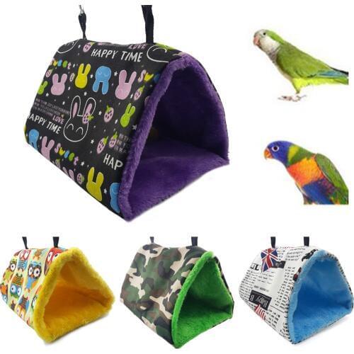New Peony Parrot Small Sun Hammock Birds Nest Warms and Thickens Birds Nest Warms and Comfortable Cotton Nest