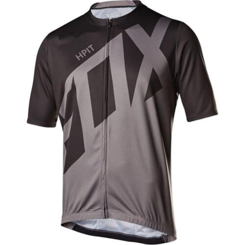 Hpit Fox Men Cycling Jersey Mtb Maillot Bicycle Jersey High Quality Downhill Jersey Professional Team Knits Mountain Bike