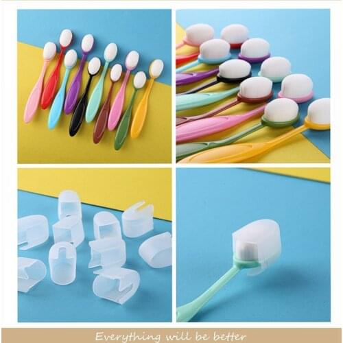 10 Different Colors Blending Brushes Soft Bristles Ergonomic Handles Used for Coloring Making Card Brushing Painting Craft bew