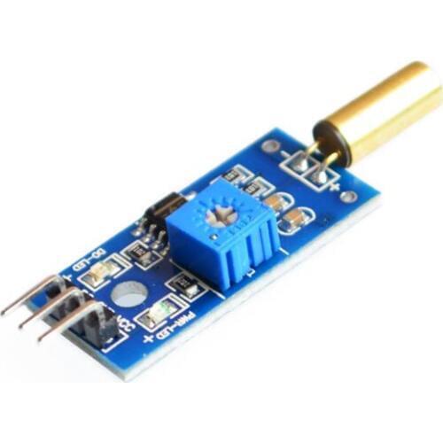 Glyduino Tilt Sensor Module Golden SW520D Angle Tilt Detection module for Arduino with Roll Ball Switch