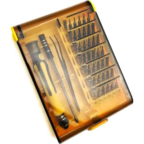 Electronics Toolkit - 45 in 1 Compact Computer and Smartphone Toolkit Screwdriver Set with Extension Rod, for Phone Watch