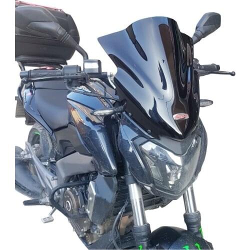 Dominar 400 compatible Touring front glass 2017-2020 Smoke Smoked 37 cm