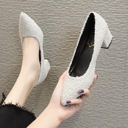 Замшевые туфли-лодочки QWEDF China At AliExpress