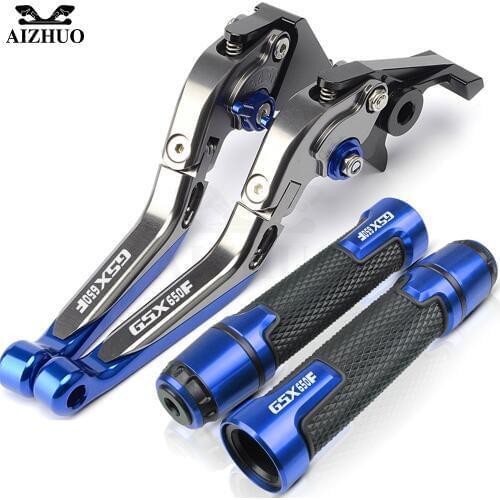 Motorcycle Brake Clutch Levers Handle Grips For Suzuki GSX650F GSX650 F 650F 2008-2015 2014 2013 2012 2011 2010 2009