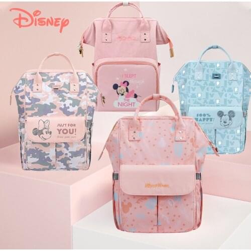 Disney Diaper Backpack Usb Large Capacity Baby Bags For Mom Fashion Mummy Maternity Nappy Bag Baby Diaper Bags Baby Changing Bag