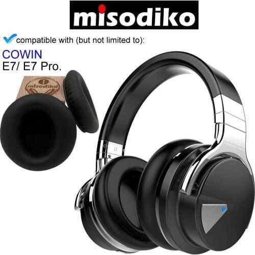 Misodiko Replacement Cushions Ear Pads - for COWIN E7/ E7 Pro, Headphones Repair Parts Earmuff Earpads Cup Pillow Cover