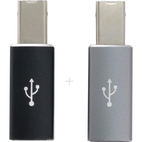 Xiwai Type-C USB-C Female to Midi Male Adapter Converter Lectronic Musical Instrument for Midi Keyboard Phone Tablet 2 Pcs/1 Set