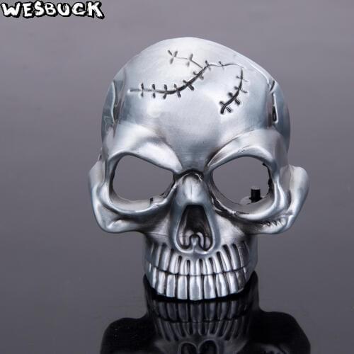 5 Pcs MOQ WesBuck Brand Wholesale New style Skull Cowboy belt buckle for Men women Jeans accessories Fit 4cm Wide Belt