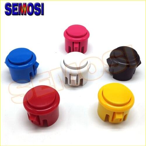 6pcs/lot 30mm Baolian Arcade Buttons Sanwa Style Buttons for Arcade Game Machine DIY Arcade Parts Replacement