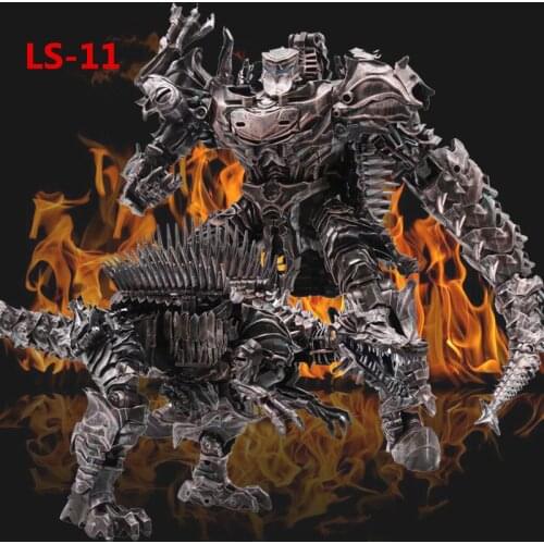 AOYI Transformation LS11 LS-11 Scorn Dinobots Ancient Behemoth Dinosaur Alloy Movie Leader Action Figure KO Oversize Robot Toys