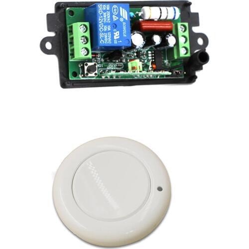 110V/220V Wireless Remote Control Switch System 10A 1CH Receiver Wireless Remote Switch For Light / Gate/ Door 315/433Mhz