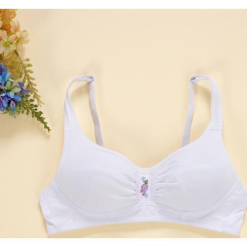 Young children girl bra lingerie for kids bras teenage girls small thin bras cups puberty girl underwear tops 2017 summer 8-18T