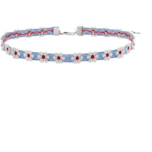 Flower Choker Necklace Fashion Elegant Sunflower Choker Lace Clavicle Choker Sweet Choker for Women Girls Jewellery