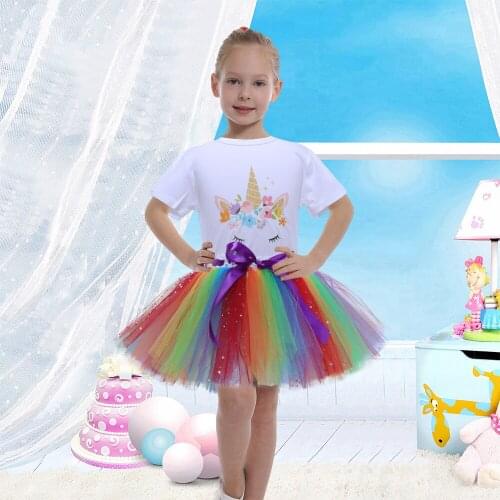 Children Girl Cute Clothing Set Shirts Skirt Kids Tops Tee T-shirt girls Skirts Summer Baby Party Clothes tutu Girl sets clothes