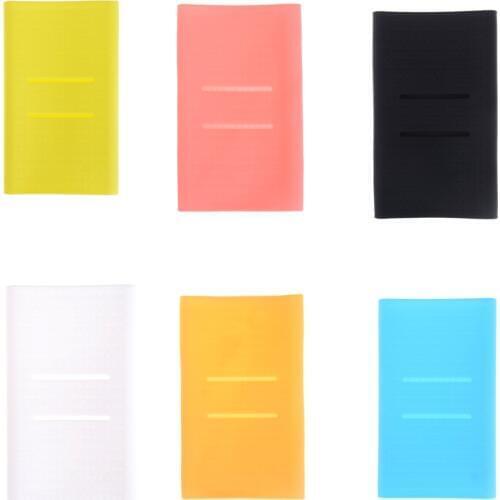 For Xiaomi Powerbank Case for 10000 mAh Mi Power Bank Silicon Case Rubber Cover for Portable External Battery Pack