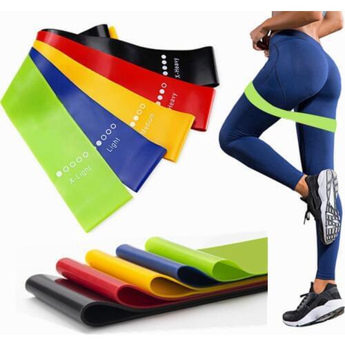 Elastic Bands Fitness Yoga Resistance Bands Home Fitness Rubber Band Gym Crossfit Strength Training Latex Workout Equipment