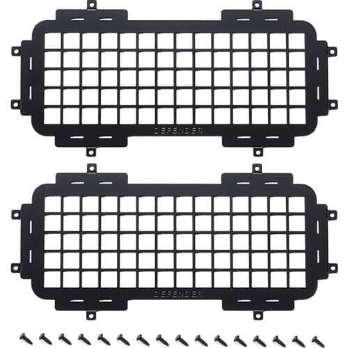 FBIL-for MN D90 D99S MN99S 1/12 RC Car Upgrade Parts Metal Stereoscopic Window Mesh Protective Net Accessories