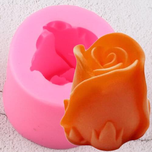 Rose Flower Silicone Molds Resin Soap Candle Polymer Clay Mold DIY Fondant Cake Decorating Tools Candy Chocolate Gumpaste Mould