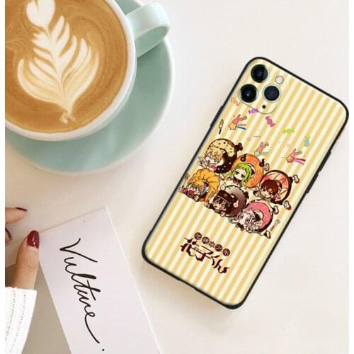 Jibaku shounen hanako kun anime aesthetic silicone Phone Case FOR iPhone Se 6 6s 7 8 Plus X Xr Xs 11 12 Mini Pro Max Glass Cover
