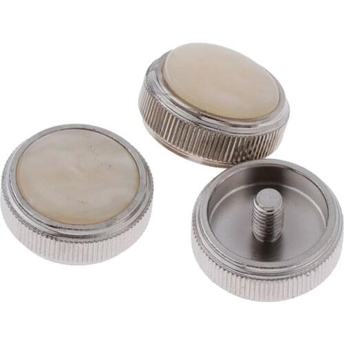 Boutons De Doigt De Valve D' De 3 Pièces Pour Les Instruments En Laiton