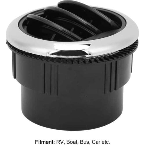 Car preheater car oil heating 87mm Air Conditioning Outlet ABS Electroplate Cover Trim Round Universal for RV Boat Bus Car Car