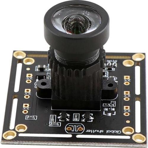 Global Shutter High Speed 120fps 720P Monochrome Black White Webcam UVC Plug Play Driverless OTG USB Camera Module