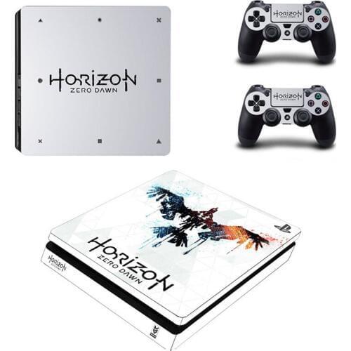 Horizon Zero Dawn PS4 Slim Skin Sticker For Sony PlayStation 4 Console and 2 Controllers PS4 Slim Skins Sticker Decal Vinyl