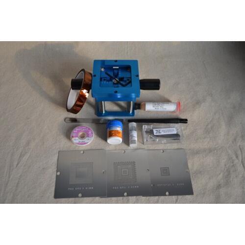 New PS3 BGA Rework stations 0.6 ball(25K) + PS3 90mm Stencils + 10g Paste + Rework Reballing Kits