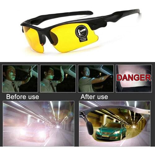 Hot Sale Mens glasses Day Night Car Vision Drivers Eyewear Anti Anti-Glare Night Vision Driver Goggles Night Driving Glasses