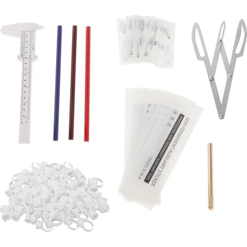 Professional Permanent Tattoo Training Accessories Set Tattoo Practice for Beginners