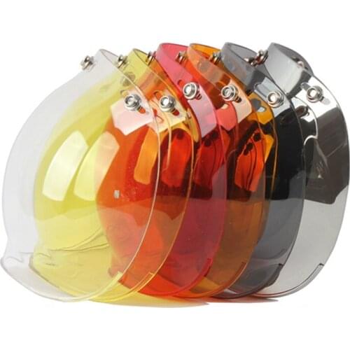 Open Face Helmet Visor Motorcycle Helmet Bubble Visor Casco Moto Visor Lens Capacete Bubble Shield Motorcycle Helmets Accessorie