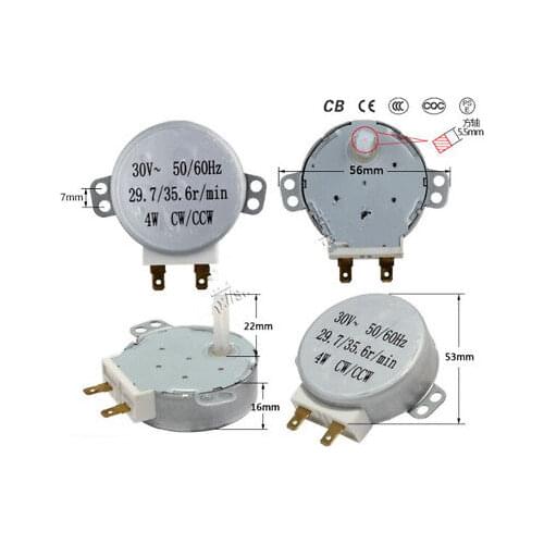 1PC 30V 4W Synchronous Motor For Midea Galanz Microwave oven