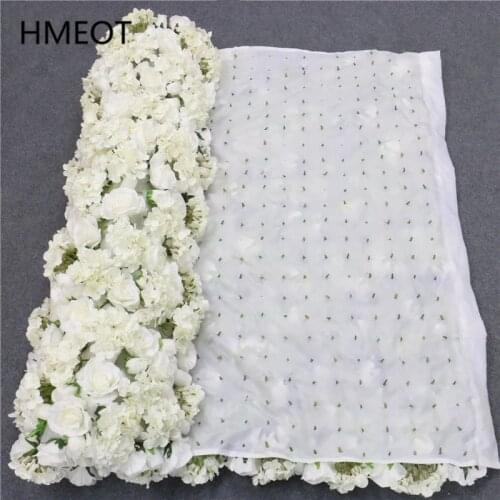 Customized Foldable Fabric Rose Flower Wall High Quality Wedding Backdrop Decor Peonly Flower Wall Party Home Window Display