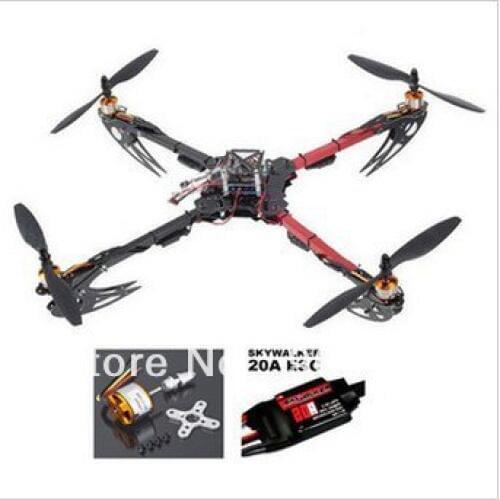 X525 V3 QuadCopter Friber Glass Folding ARF PNP Set KK Flight Board Multicopter free shipping