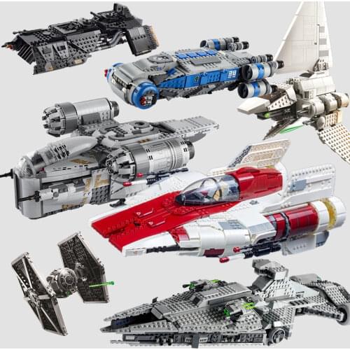 New 1673PCS Star Space Wars UCS RZ-1 A-wing Fighter Interceptor Starfighter Fit 75275 Model Building Block Bricks Toy Kid Gift