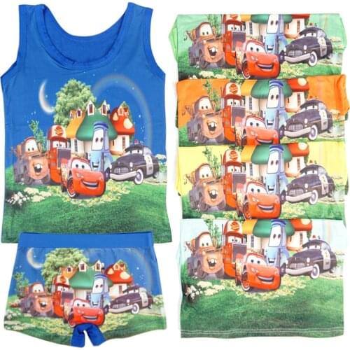 1set 2-7Y Boys Cartoon Boy Children Underwear Boxers Underpants Kids Panties Panty Briefs Teenagers