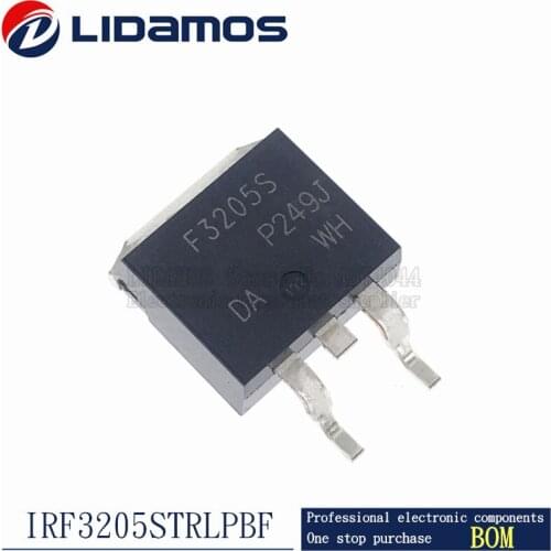 10Piece IRF3205STRLPBF F3205S 55V 110A TO263 D2PAK MOSFET N-Channel New original