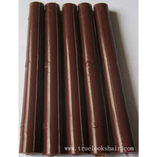 10Pcs/lot Blcak 100% Italian Keratin Brown Color Glue Sticks for Hair Extensions 5 Years Shelf Life Keratin Human Glue Stick