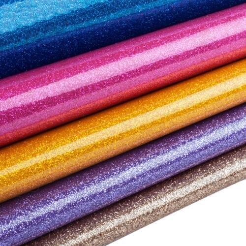 25cm*34cm PVC Magic Color Giltter Faux Leather Fabric Synthetic Leather For DIY Handmade Sew Clothes Accessories Supplies